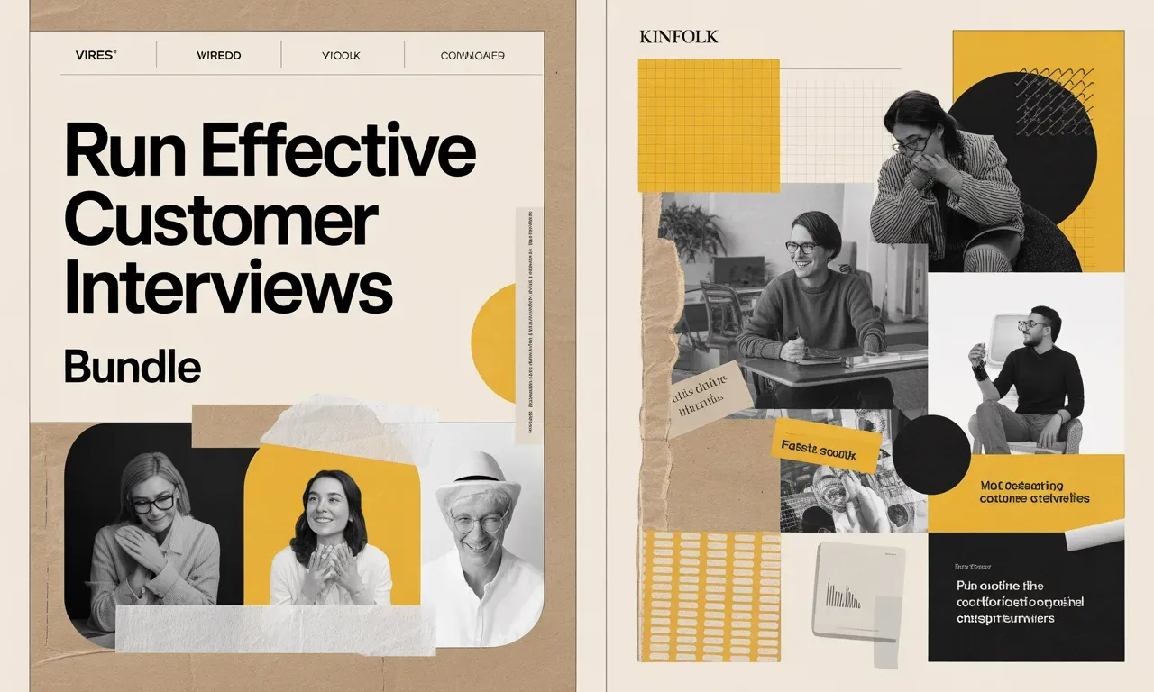 Run Effective Customer Interviews: Bundle