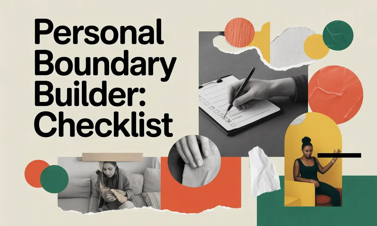 Personal Boundary Builder: Checklist
